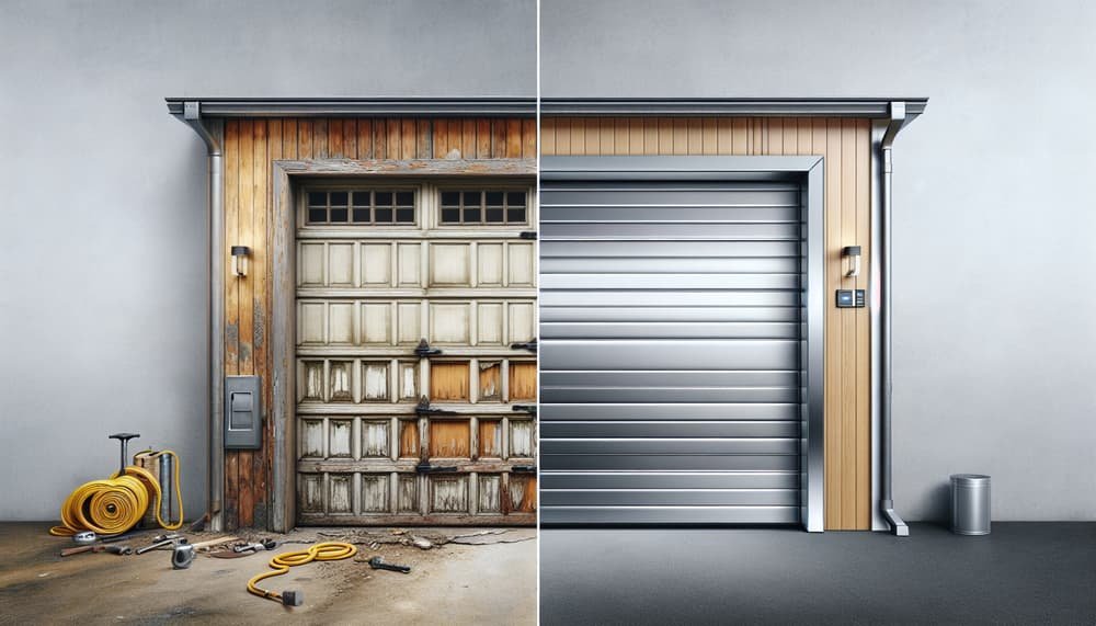 Garage door work in Atkinson