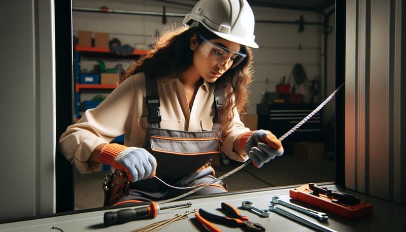 Garage Door Cable Repair in Merrimac