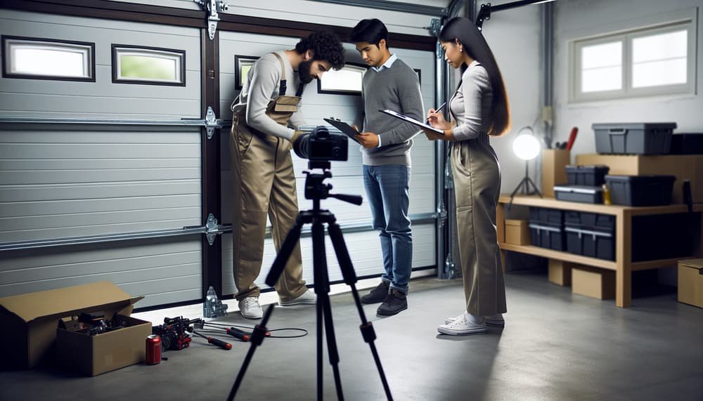 Garage door work in Atkinson