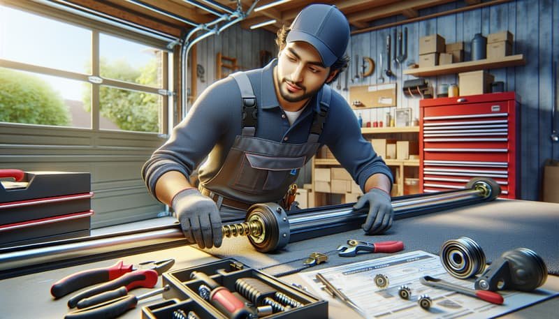 Garage Door Roller Replacement service in Stratham